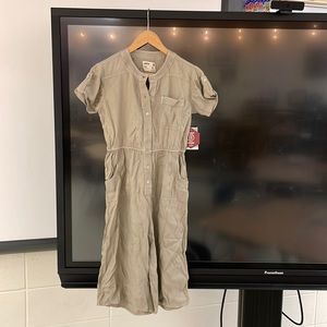 Jetty Brand Khaki Romper